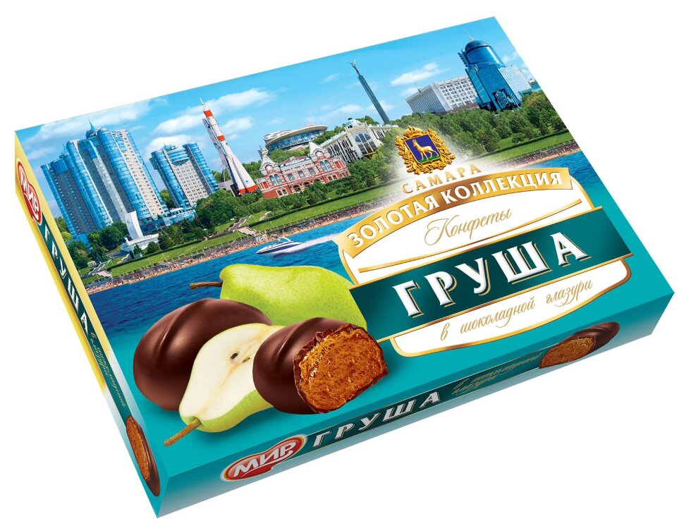  КФ МИР Груша в шоколадной глазури 160г  в Череповце
