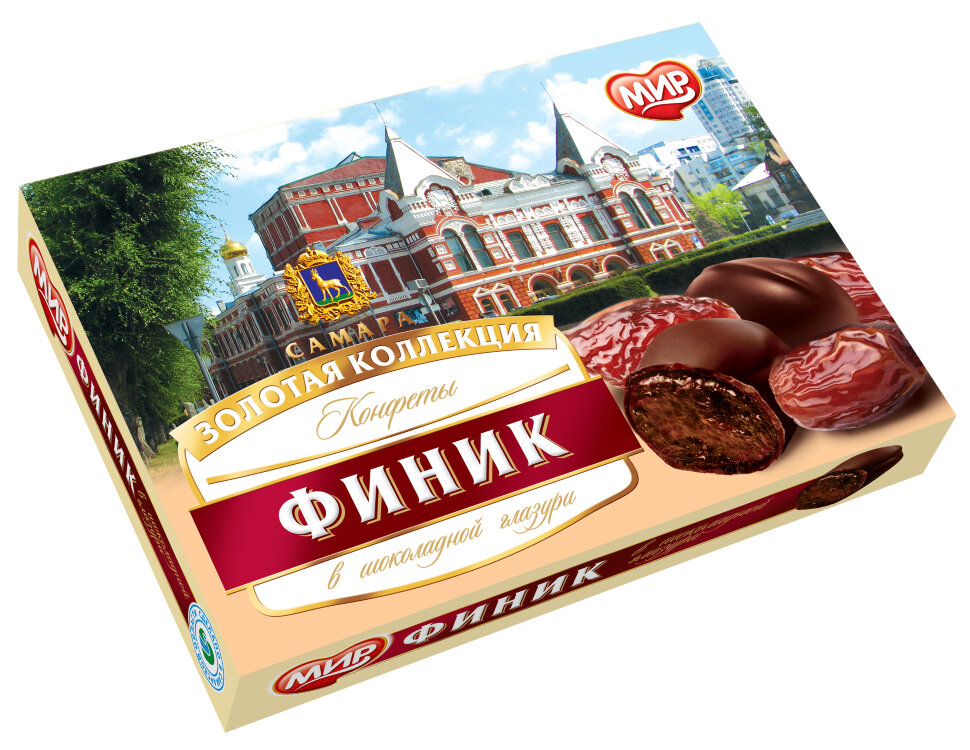  КФ МИР Финики в шоколадной глазури 160г  в Череповце