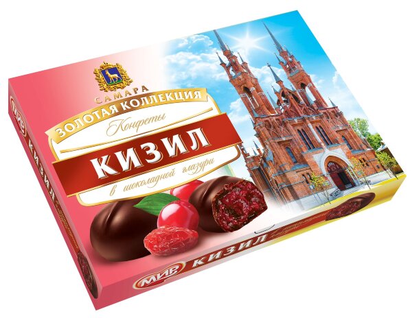 №2 КФ МИР Кизил в шоколадной глазури 160г в Череповце